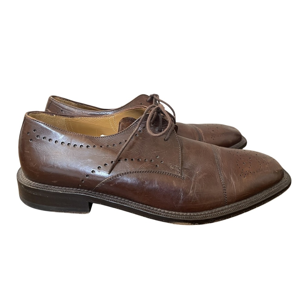 Mezlan Brown Lace Up Dress Shoes Men's Size 9M